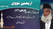 Zarar Rasani, Isbaat-e-Dawa By Dr. Israr Ahmed | Arbaeen-e-Nawawi 37/47