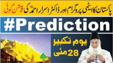 Prediction of Dr. Israr Ahmed on Nuclear Program | Dr. Israr Ahmed R.A