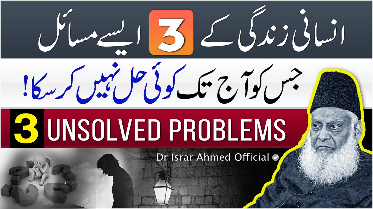 Siyasi, Maeeshati Imtihaan - Dr Israr Ahmad - Political, Economic Test