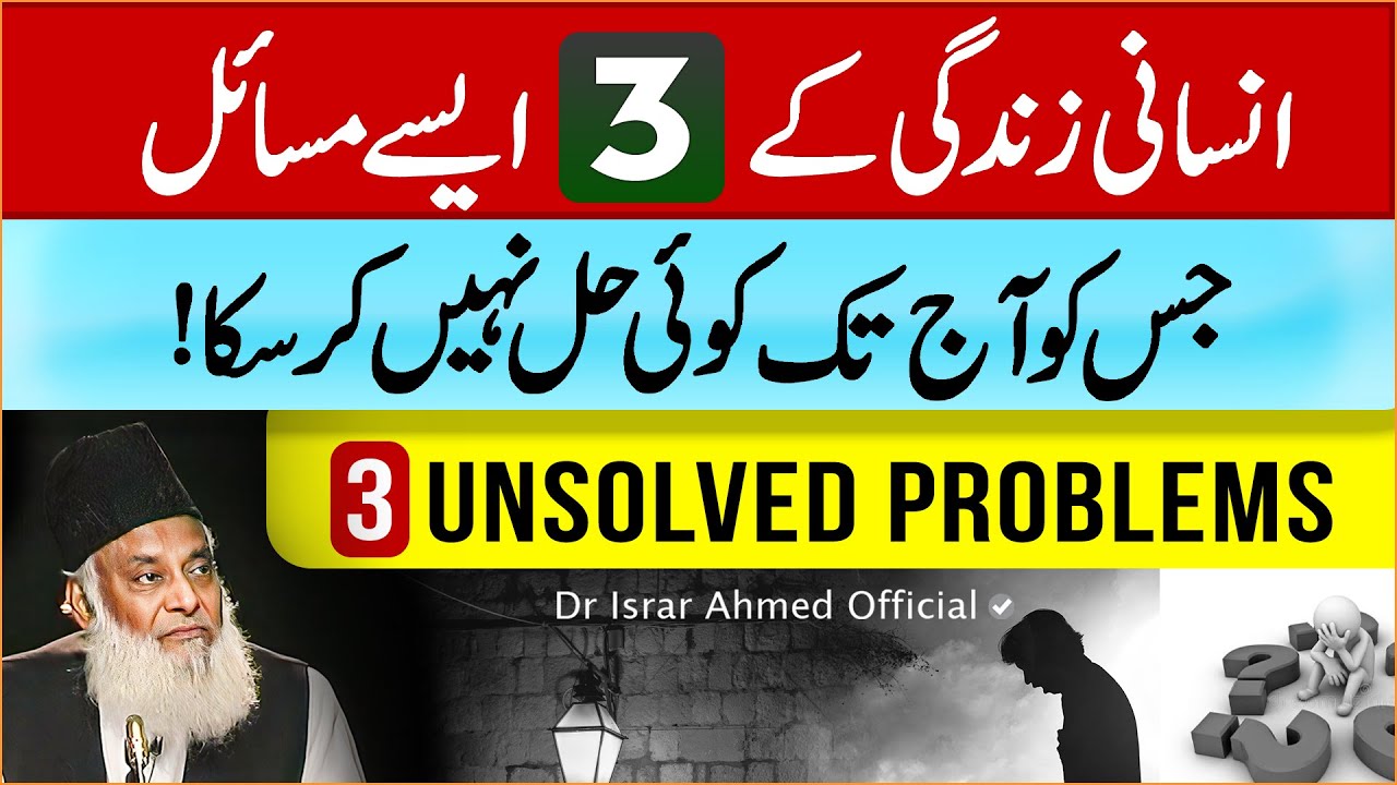 Insani Masail aur Tanazun - Dr. Israr Ahmad