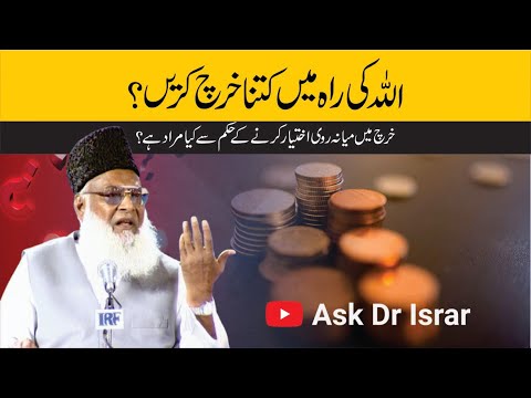 Kharch aur Ikhlas - Dr Israr Ahmad