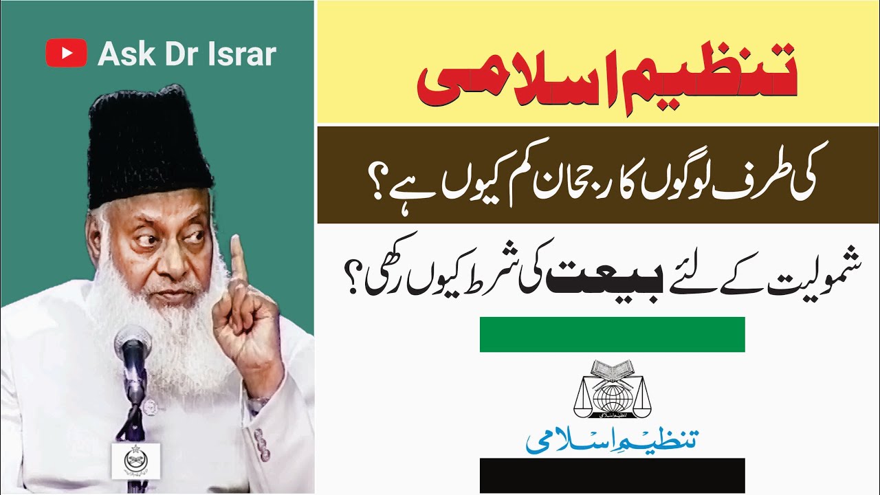 Tanzeem Islami: Challenges & Growth - Dr. Israr Ahmad