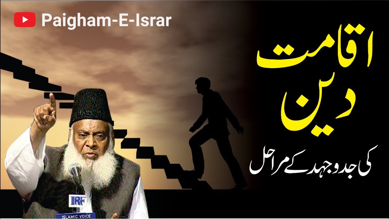 Khilafat & Nizam-e-Islami - Motivational Bayan by Dr Israr Ahmad